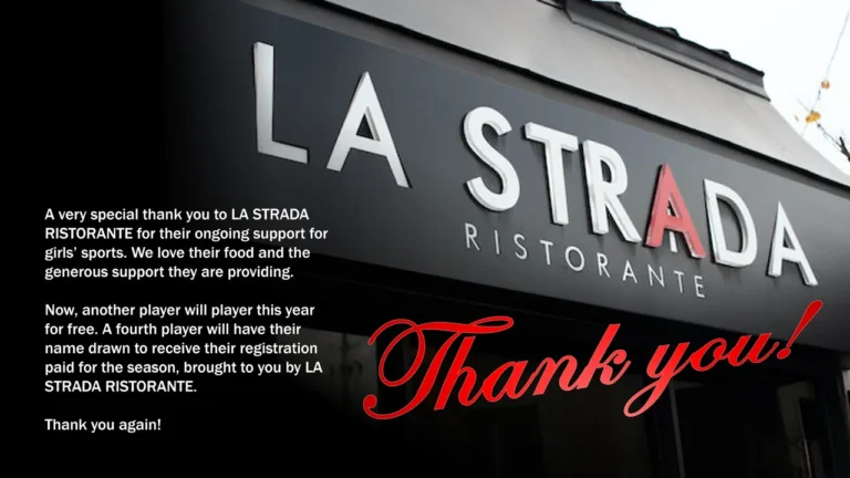 LA STRADA RISTORANTE: Serving Up Support for Girls Sports